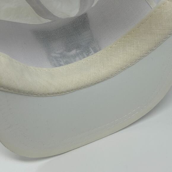 Vintage 90s Las Vegas Thunder Hat Cap White Ice Hockey Snapback 5 Panel A Frame - Picture 5 of 9